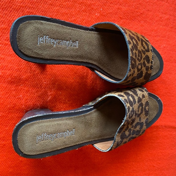 Jeffrey Campbell leopard sandsls - Picture 2 of 5